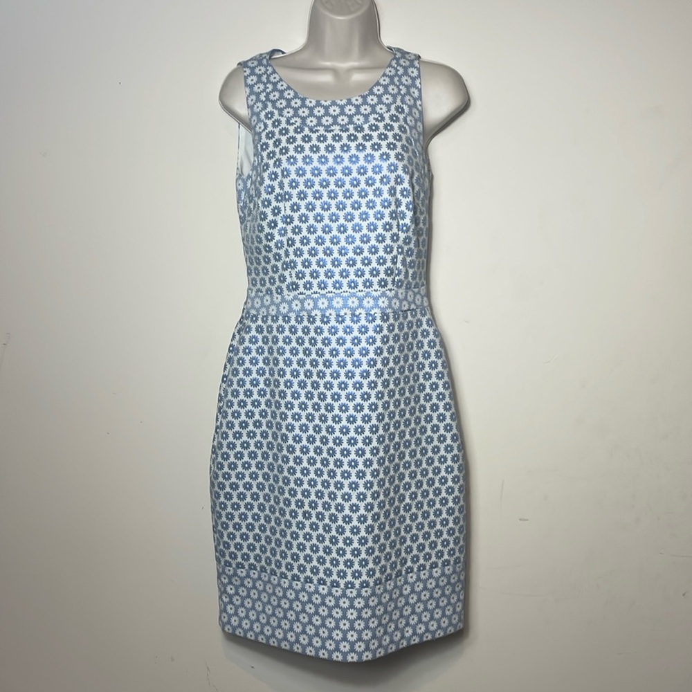 Boden Blue Sheath Dress NWOT